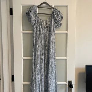 Never worn Doen Sofia Dress - Blue/Small